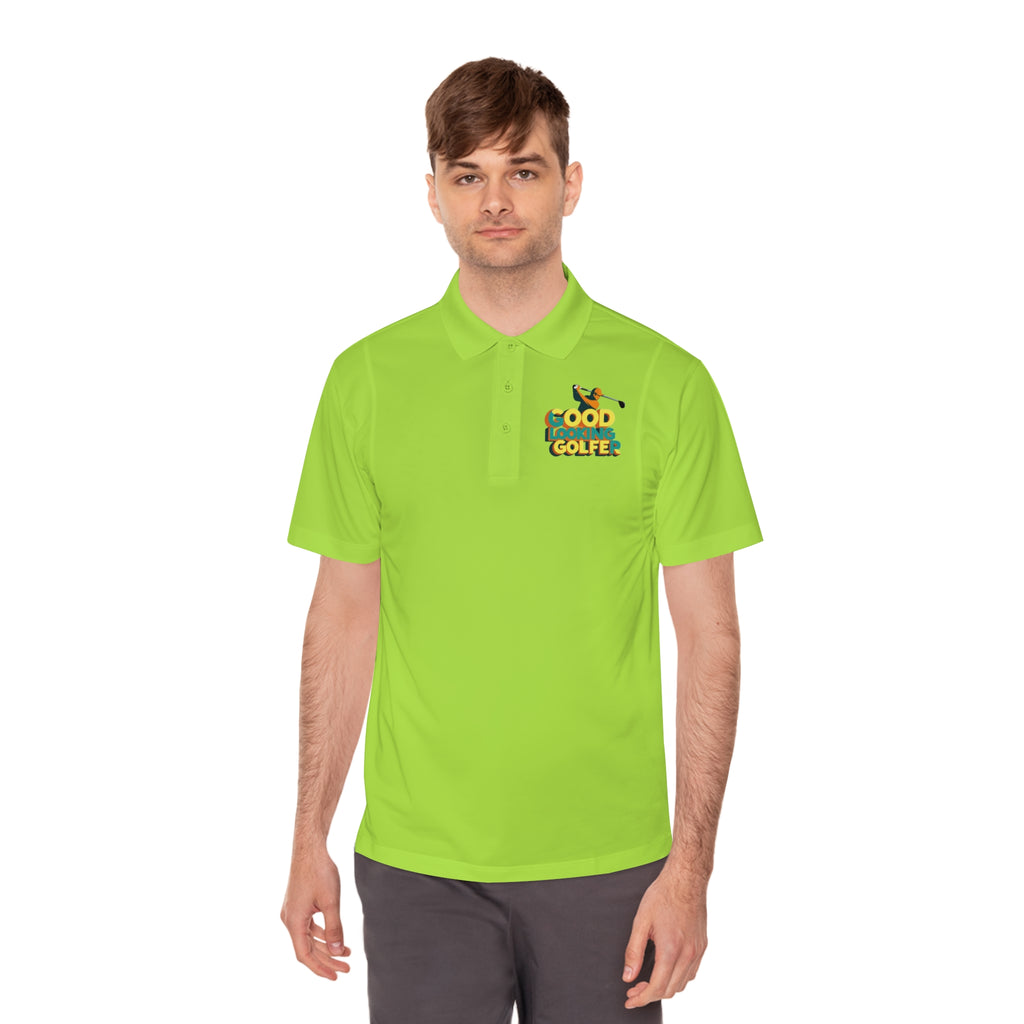 Men's Sport Polo Shirt with 'Good Golfer' Design - Perfect for Golf Lovers, Casual Outings, Father's Day Gift, Athletic Wear, Outdoor Events