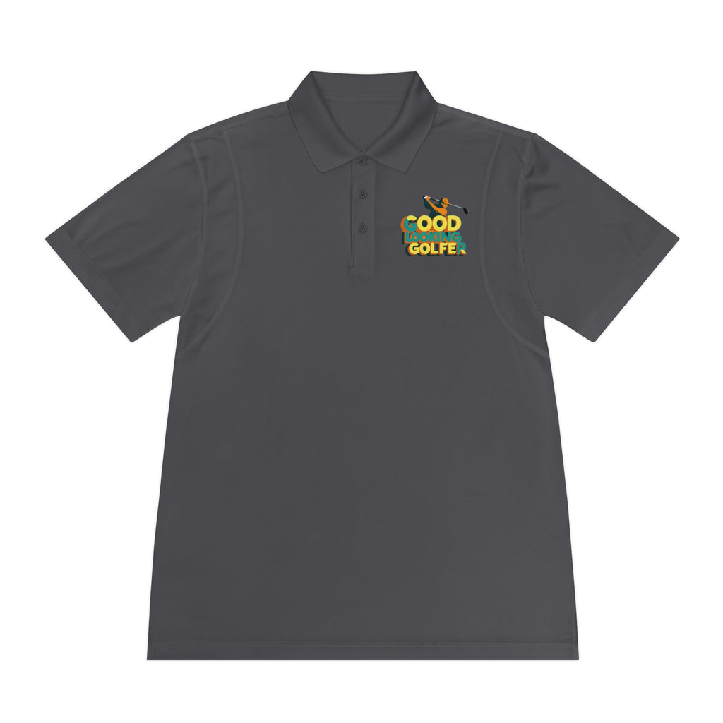 Men's Sport Polo Shirt with 'Good Golfer' Design - Perfect for Golf Lovers, Casual Outings, Father's Day Gift, Athletic Wear, Outdoor Events