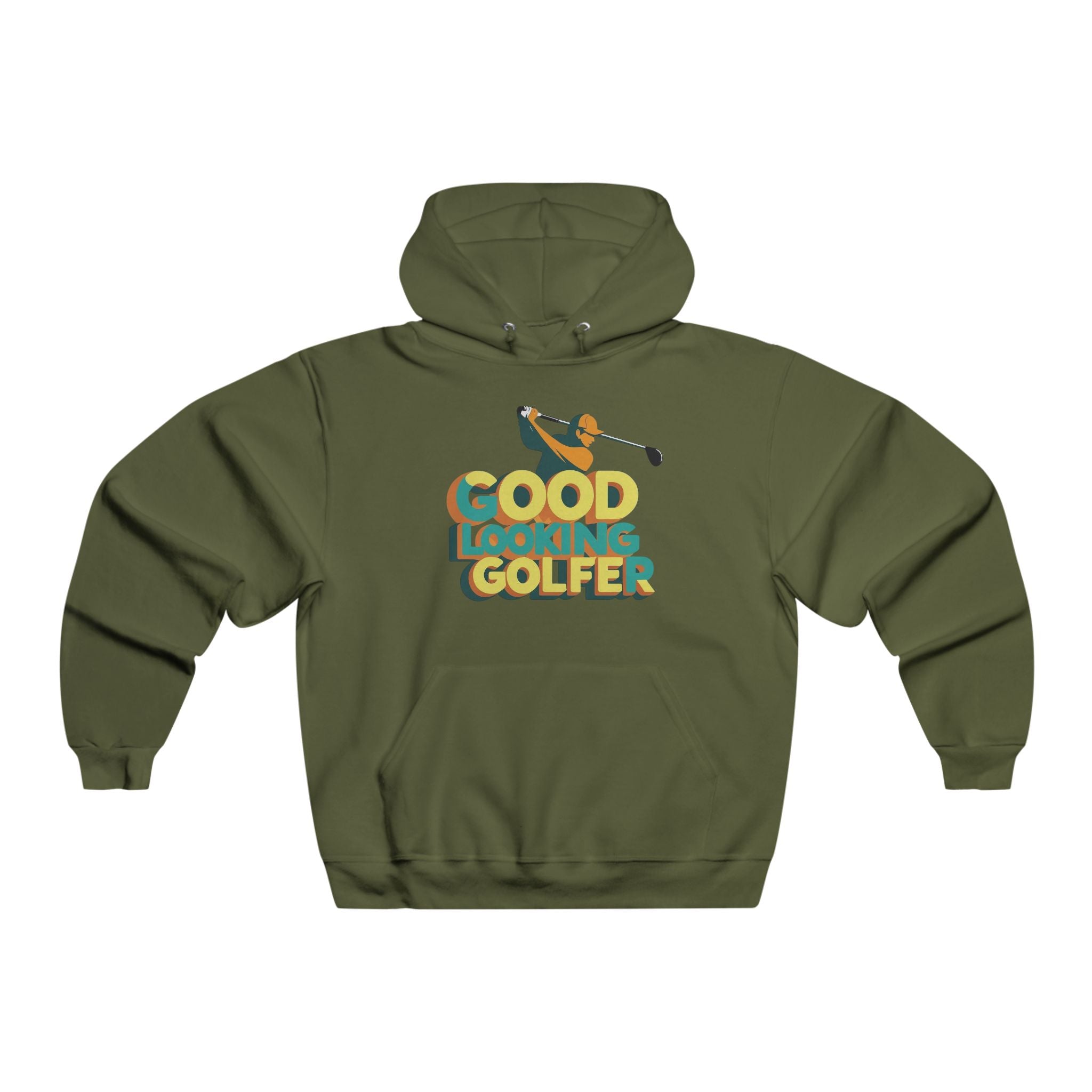 Good Looking Golfer Men's Sweatshirt, Cozy Golf Hoodie, Perfect Gift for Golf Lovers, Casual Sportswear, Comfy Everyday Wear