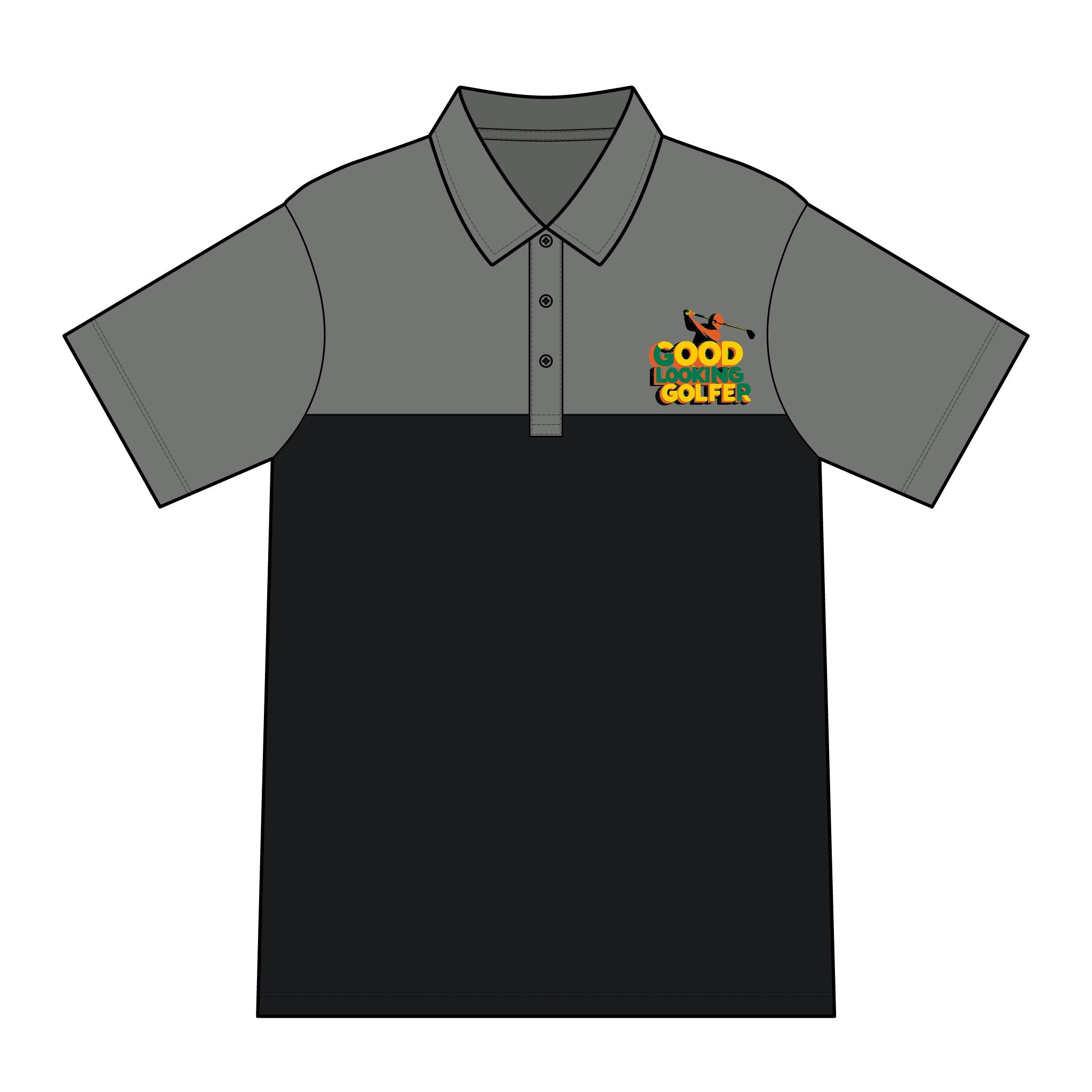 Stylish Men's Blocked Polo Shirt - Perfect for Golf, Casual Wear, Gifts, Summer Events, Outdoor Activities