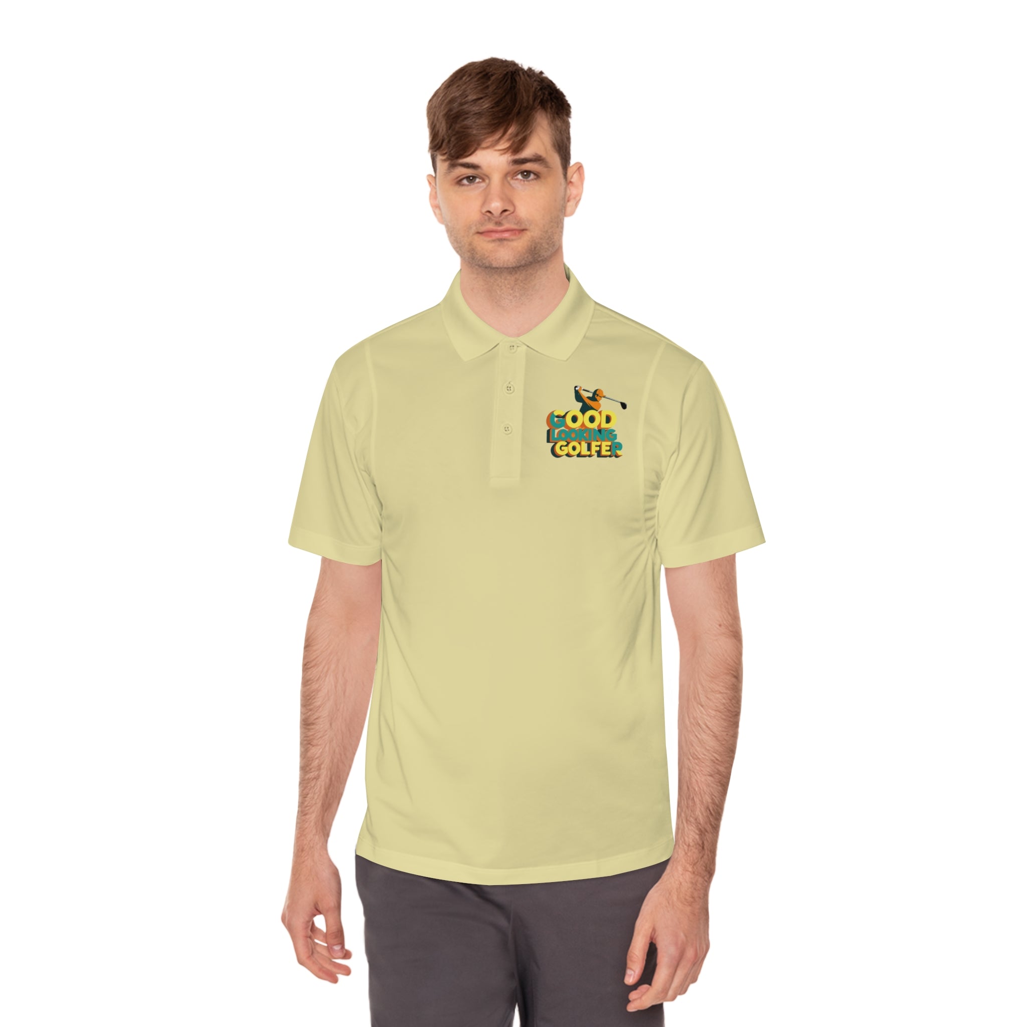Men's Sport Polo Shirt with 'Good Golfer' Design - Perfect for Golf Lovers, Casual Outings, Father's Day Gift, Athletic Wear, Outdoor Events