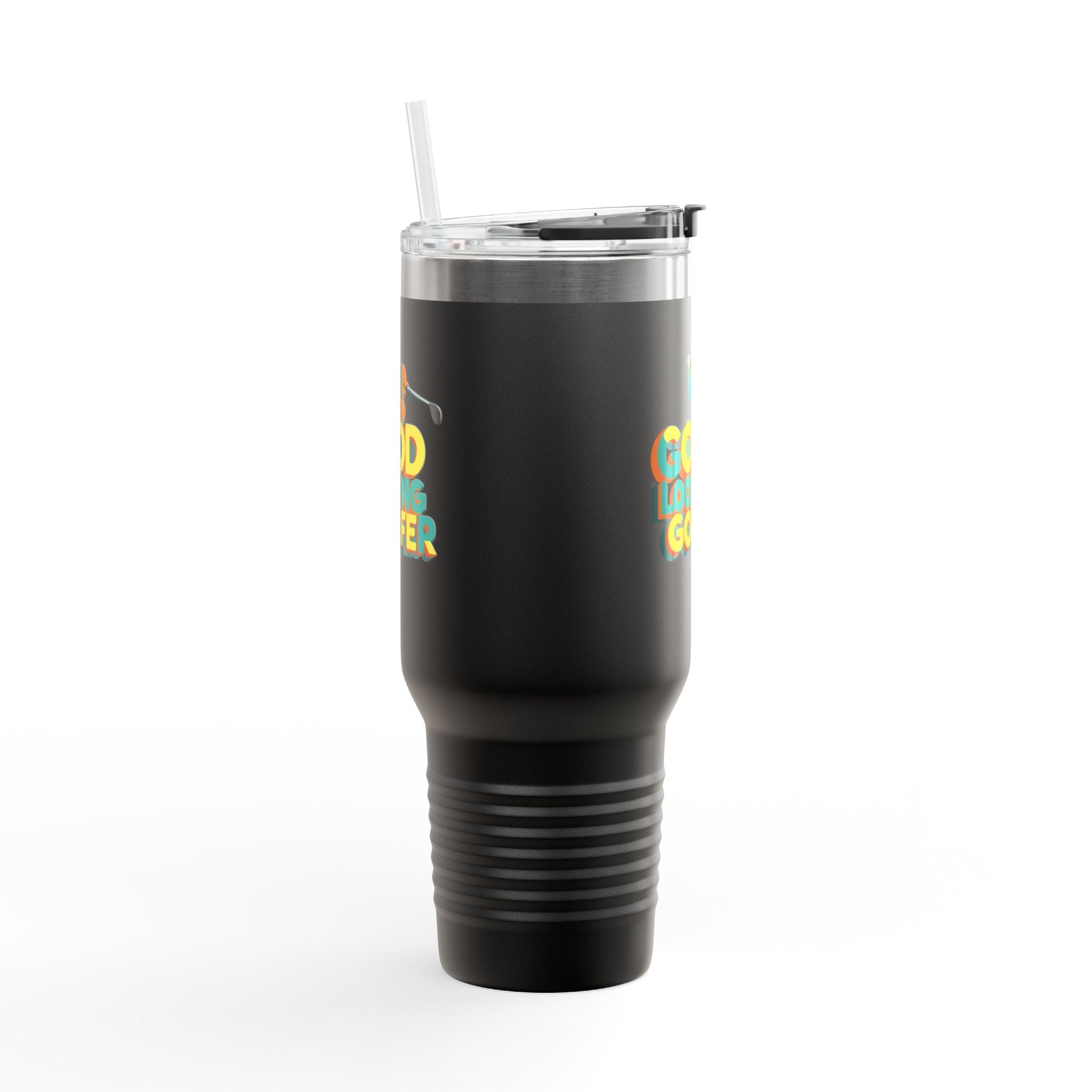 Good Looking Golfer Insulated Travel Mug | 40oz Coffee Cup | Perfect for Golf Lovers, Outdoors, Gifts for Him, Birthday