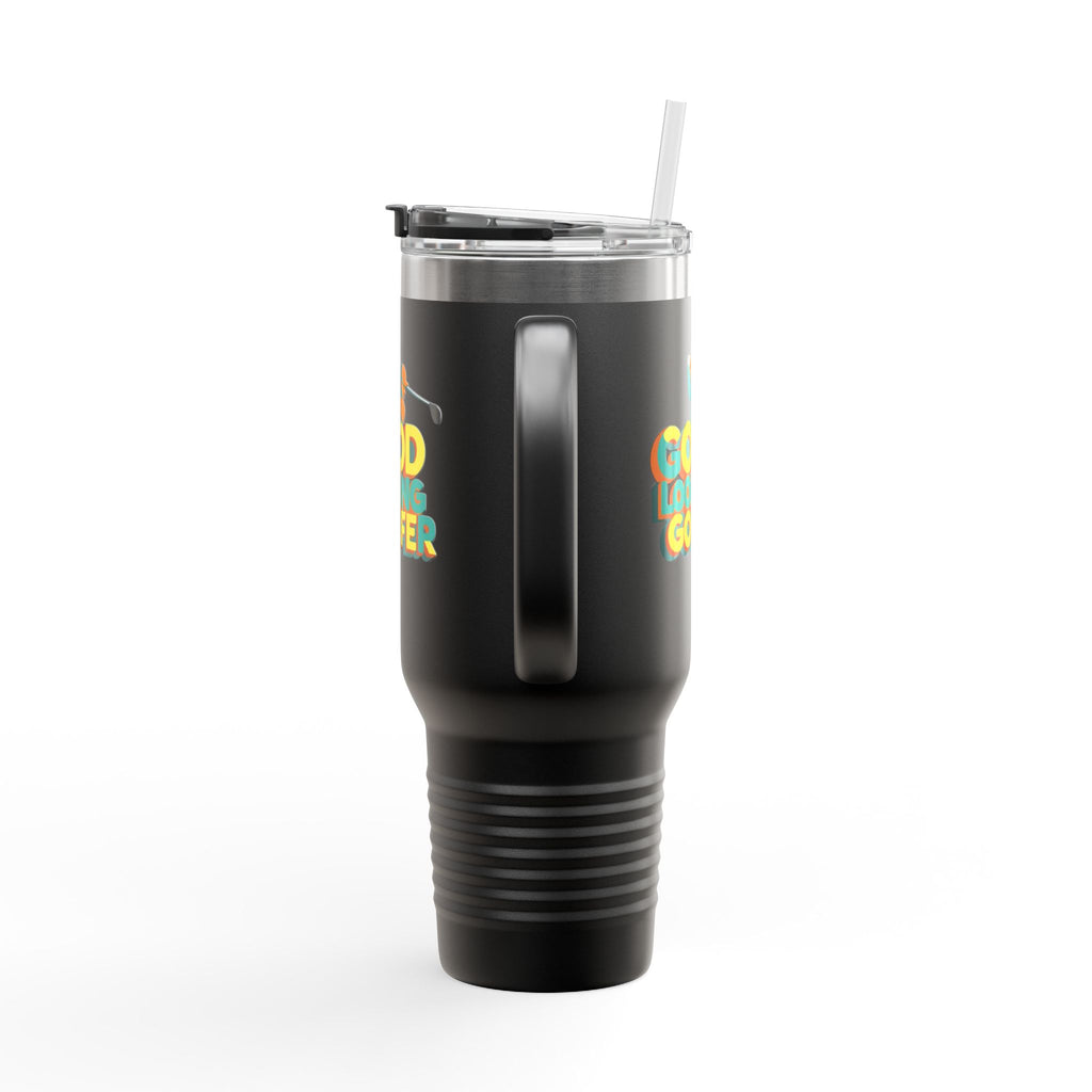 Good Looking Golfer Insulated Travel Mug | 40oz Coffee Cup | Perfect for Golf Lovers, Outdoors, Gifts for Him, Birthday