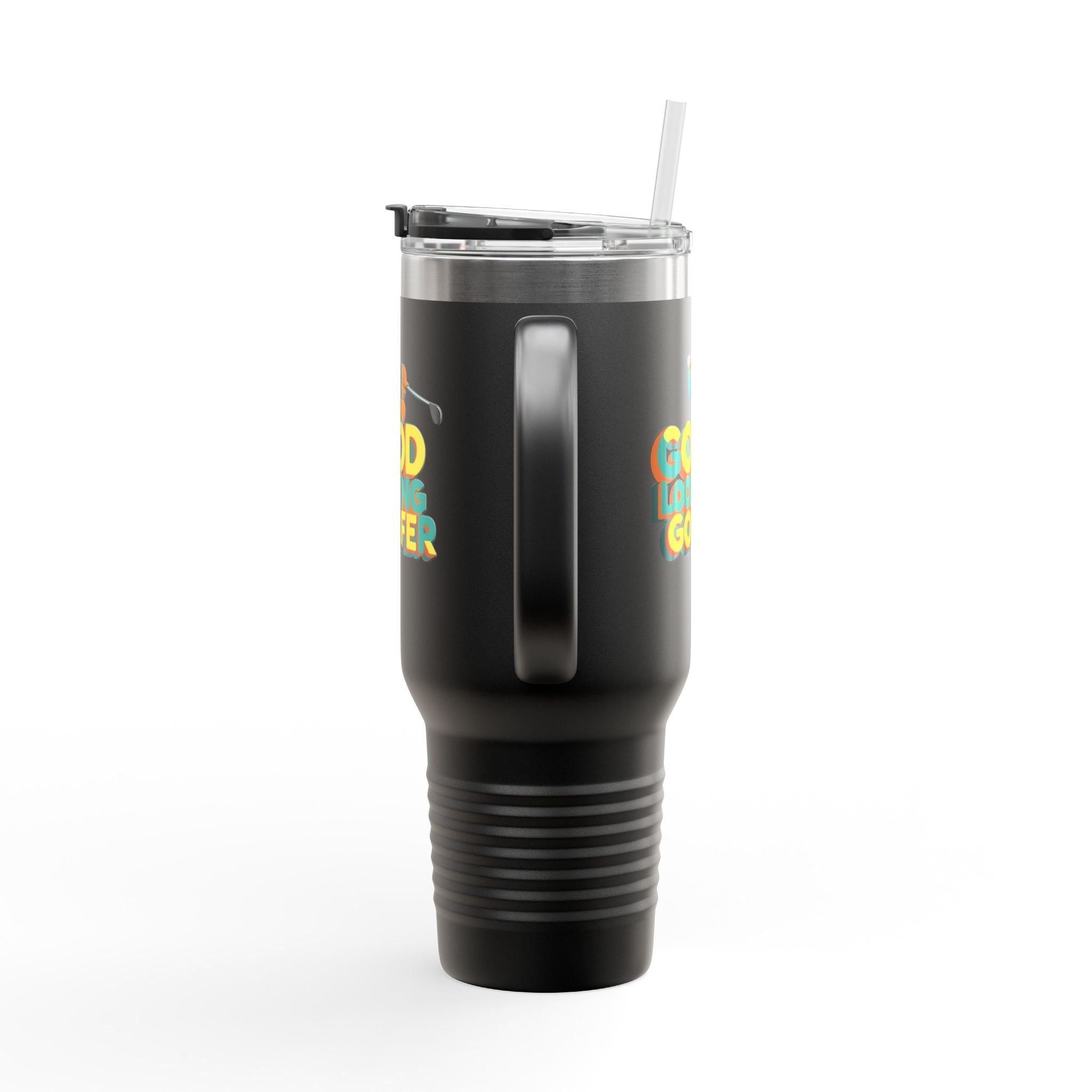 Good Looking Golfer Insulated Travel Mug | 40oz Coffee Cup | Perfect for Golf Lovers, Outdoors, Gifts for Him, Birthday