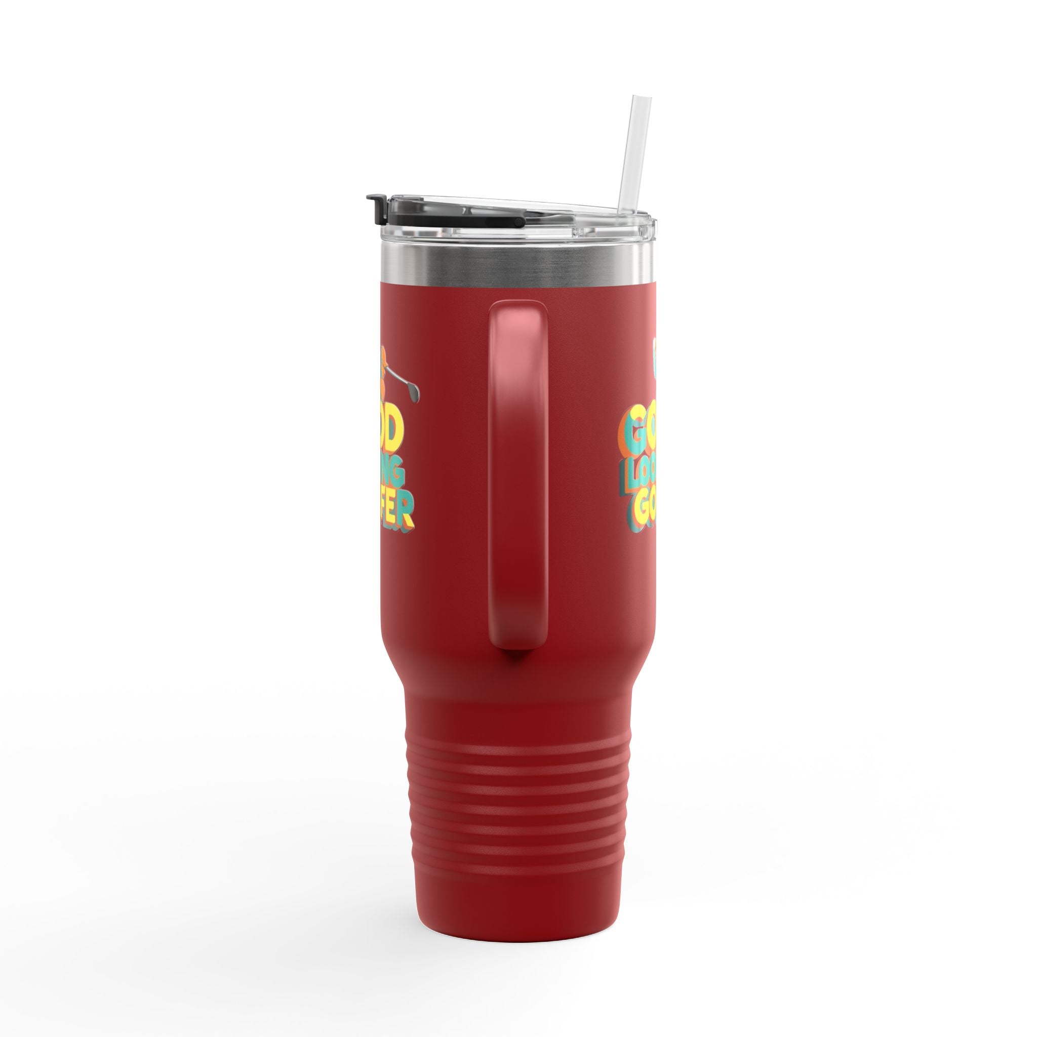 Good Looking Golfer Insulated Travel Mug | 40oz Coffee Cup | Perfect for Golf Lovers, Outdoors, Gifts for Him, Birthday