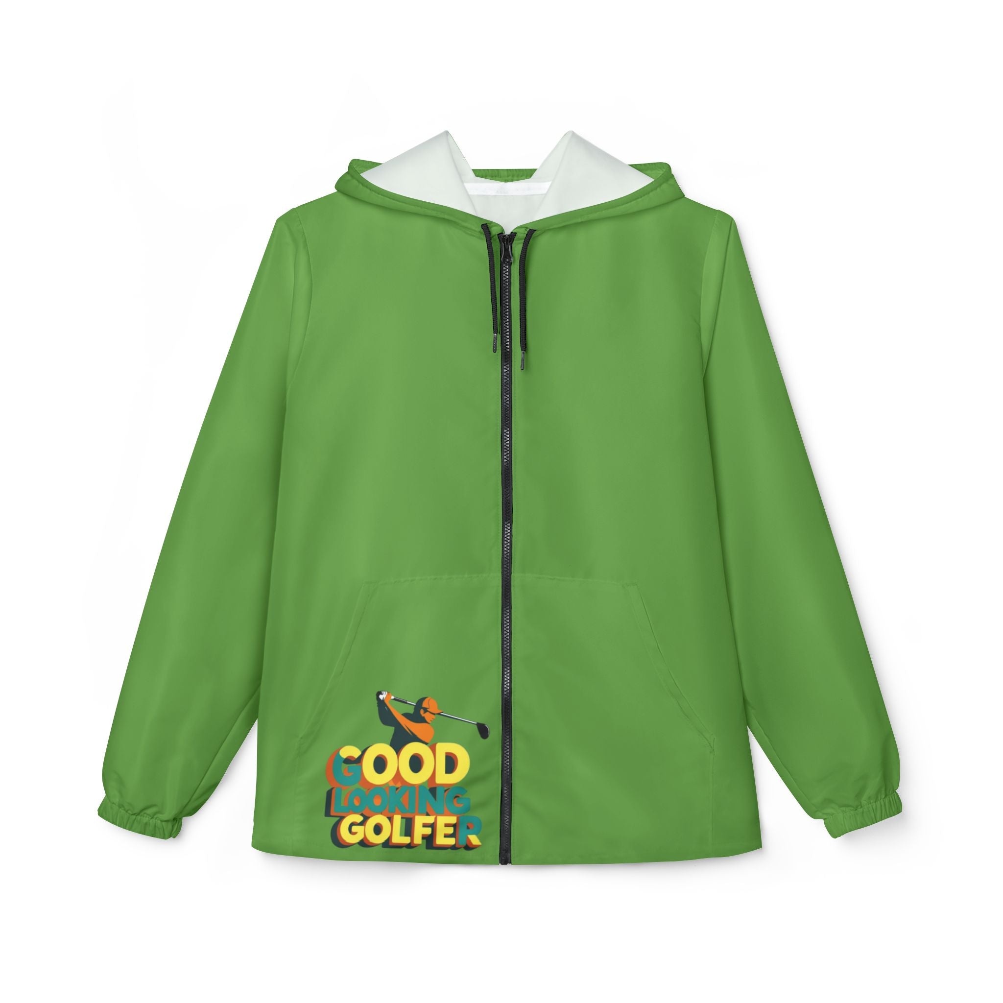 Vibrant Golfing Windbreaker Jacket | Perfect for Outdoor Adventures, Fun Golf Outings, and Casual Style, Colorful Rain Jacket