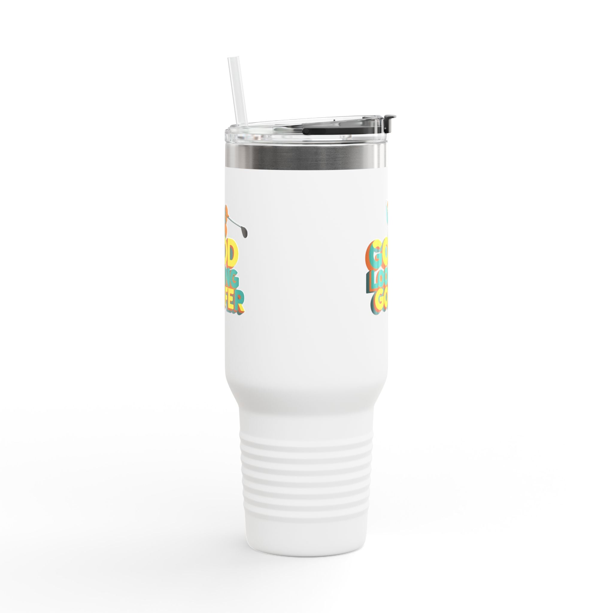 Good Looking Golfer Insulated Travel Mug | 40oz Coffee Cup | Perfect for Golf Lovers, Outdoors, Gifts for Him, Birthday