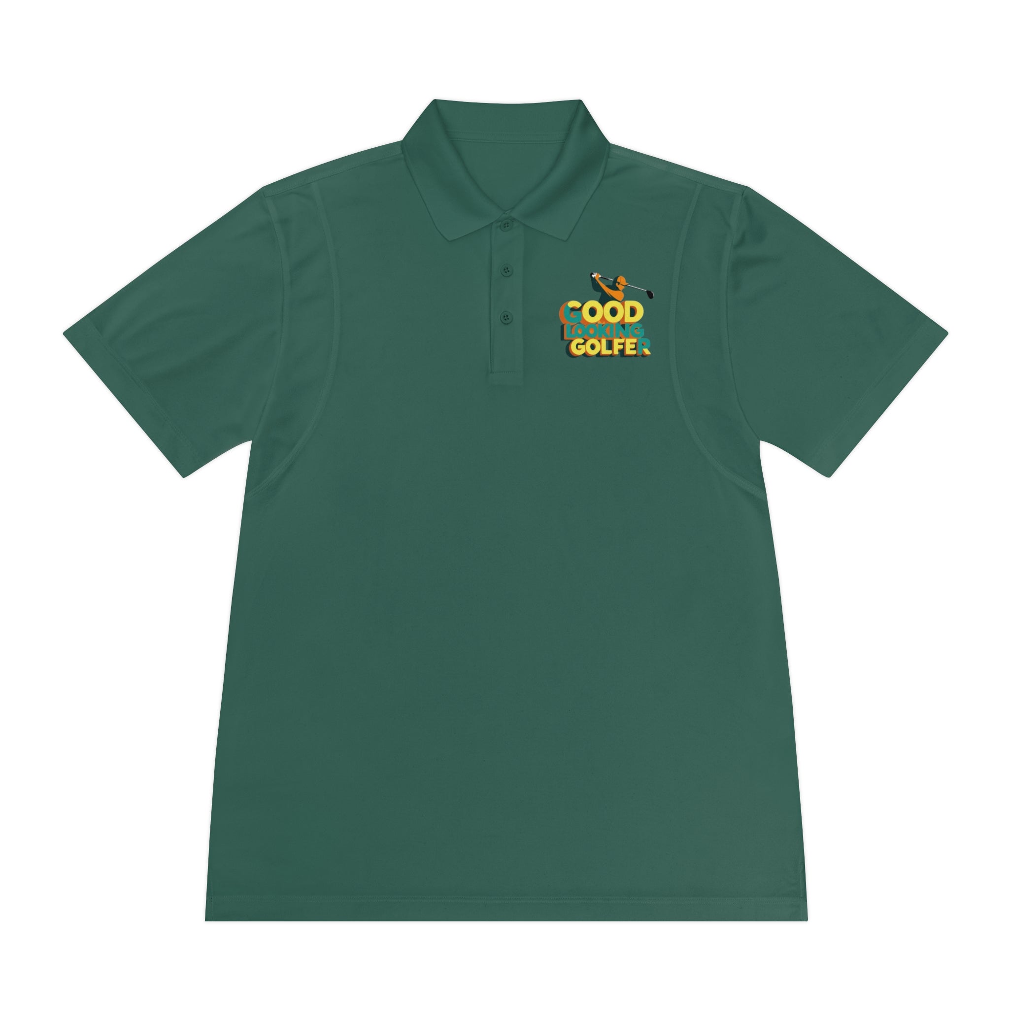 Men's Sport Polo Shirt with 'Good Golfer' Design - Perfect for Golf Lovers, Casual Outings, Father's Day Gift, Athletic Wear, Outdoor Events