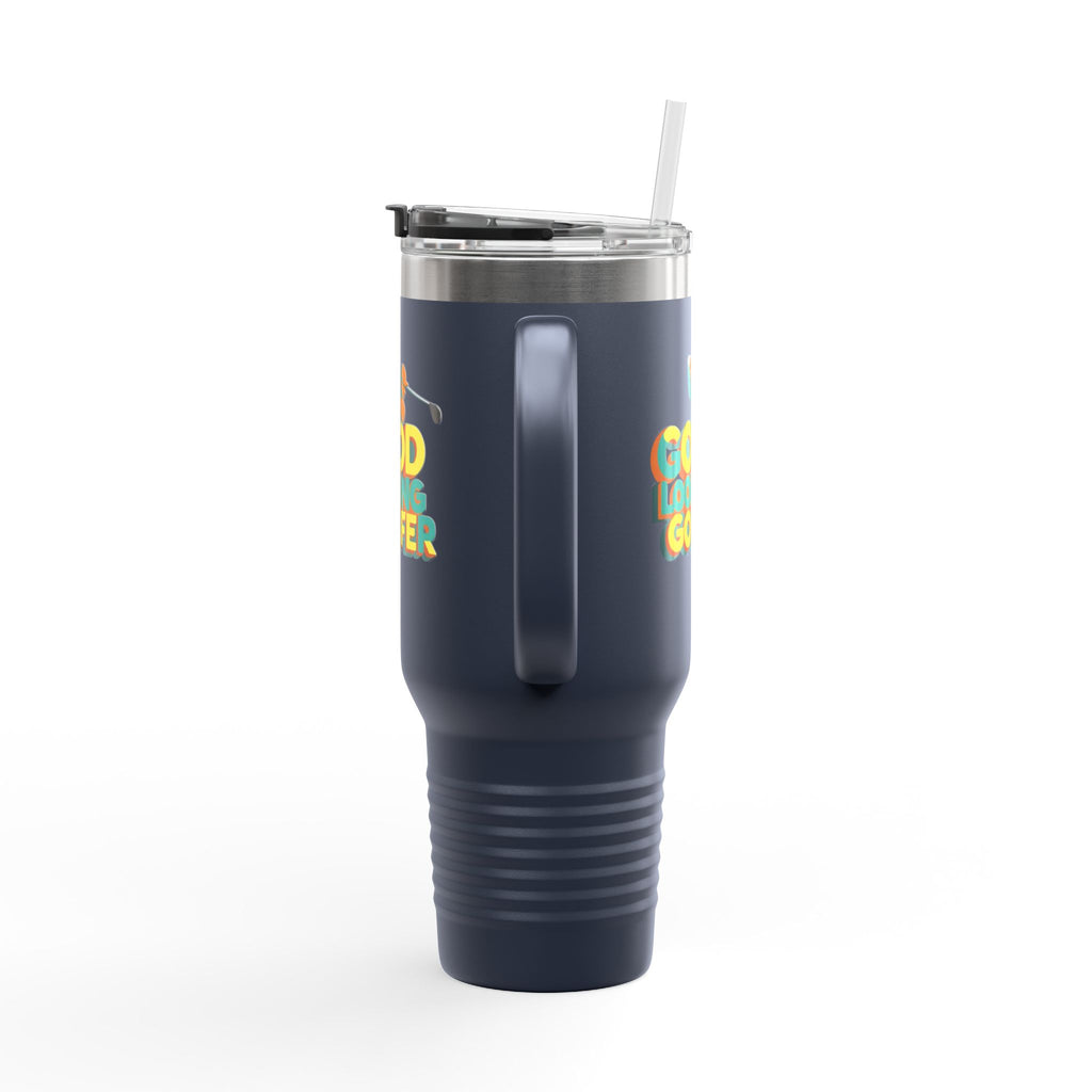 Good Looking Golfer Insulated Travel Mug | 40oz Coffee Cup | Perfect for Golf Lovers, Outdoors, Gifts for Him, Birthday