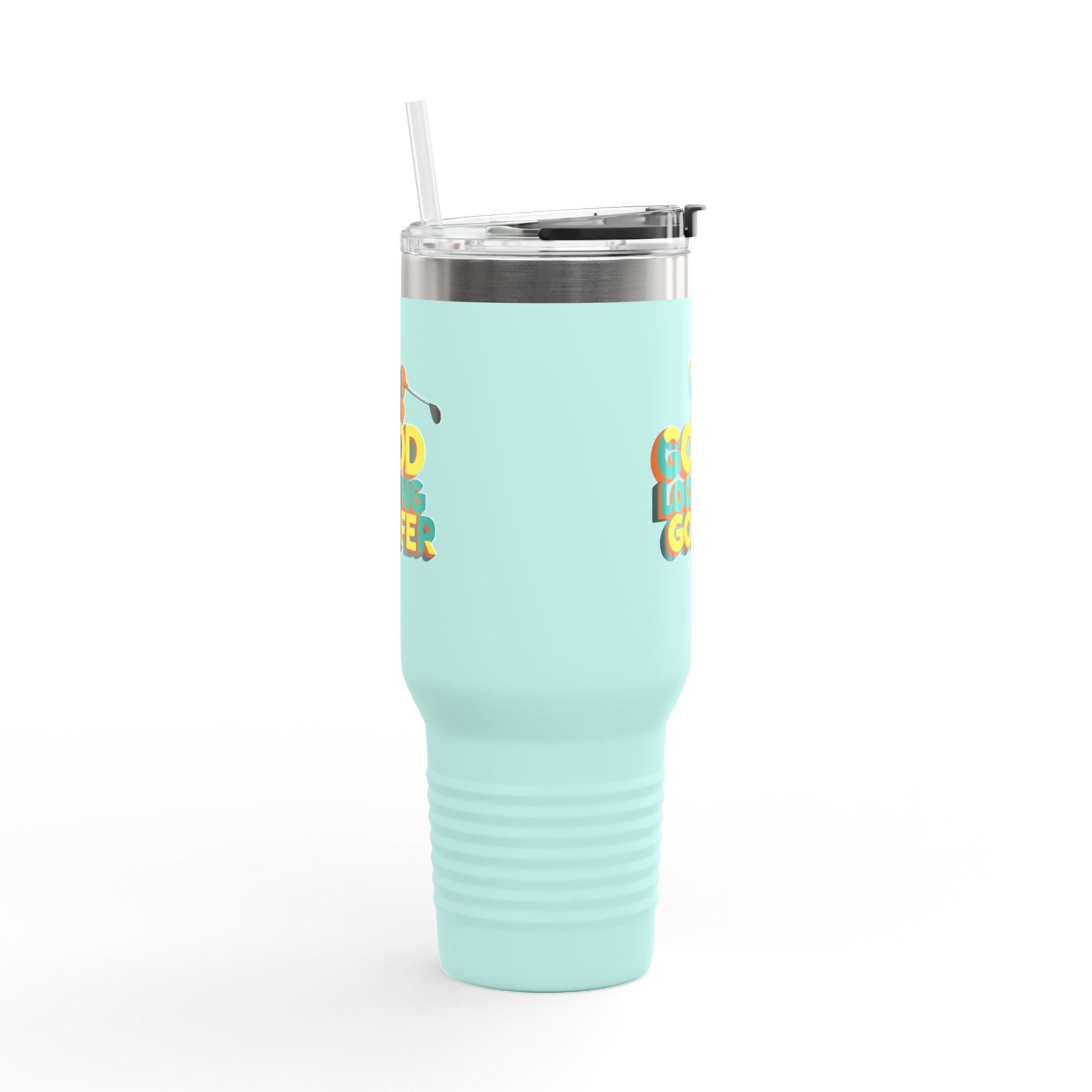 Good Looking Golfer Insulated Travel Mug | 40oz Coffee Cup | Perfect for Golf Lovers, Outdoors, Gifts for Him, Birthday