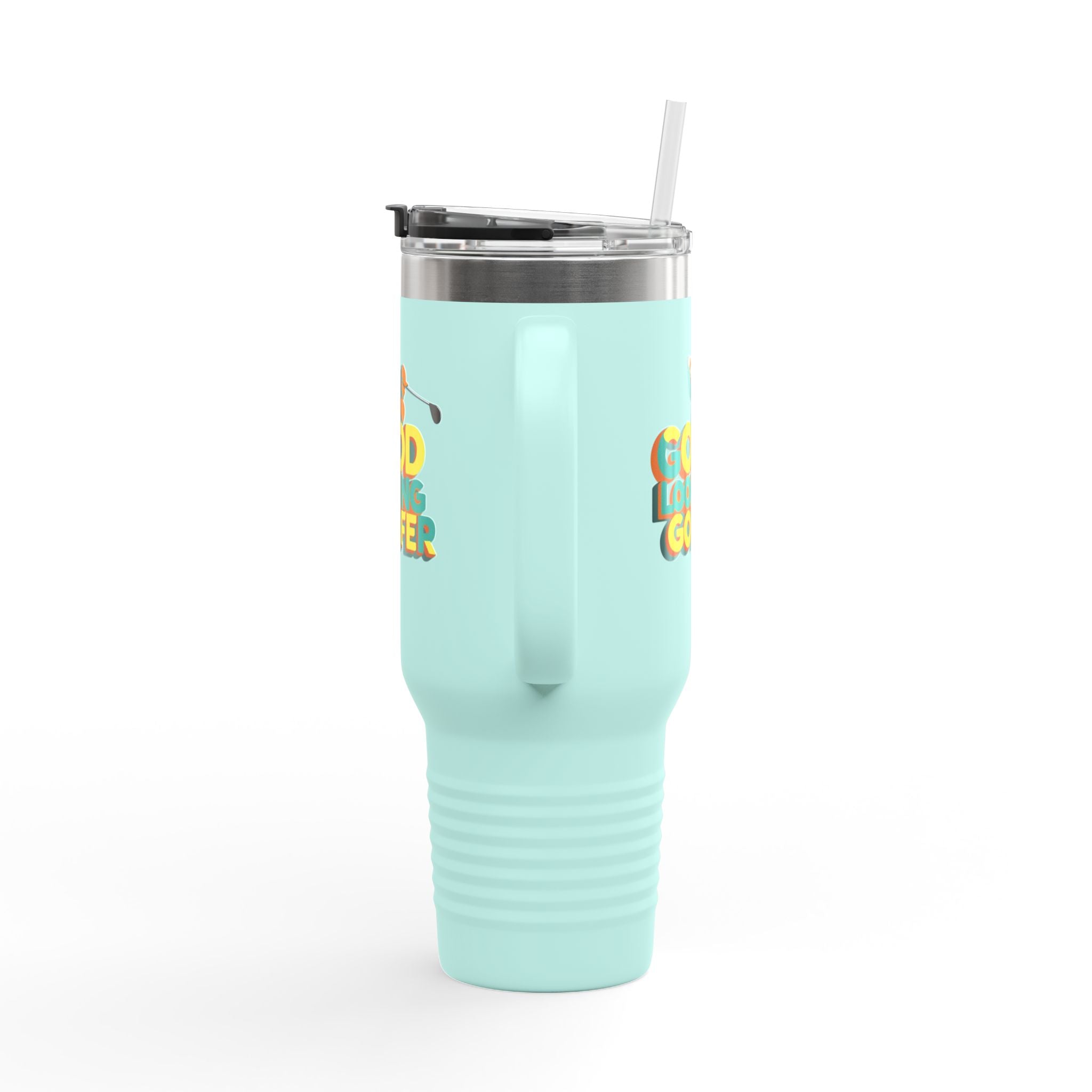 Good Looking Golfer Insulated Travel Mug | 40oz Coffee Cup | Perfect for Golf Lovers, Outdoors, Gifts for Him, Birthday