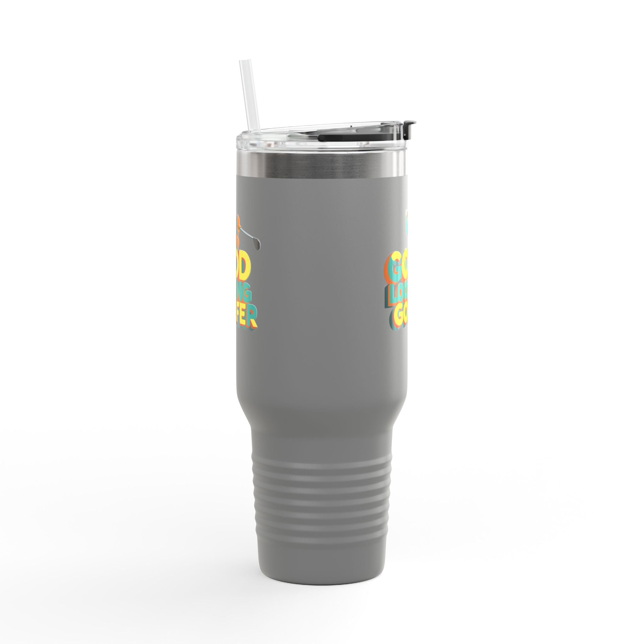 Good Looking Golfer Insulated Travel Mug | 40oz Coffee Cup | Perfect for Golf Lovers, Outdoors, Gifts for Him, Birthday