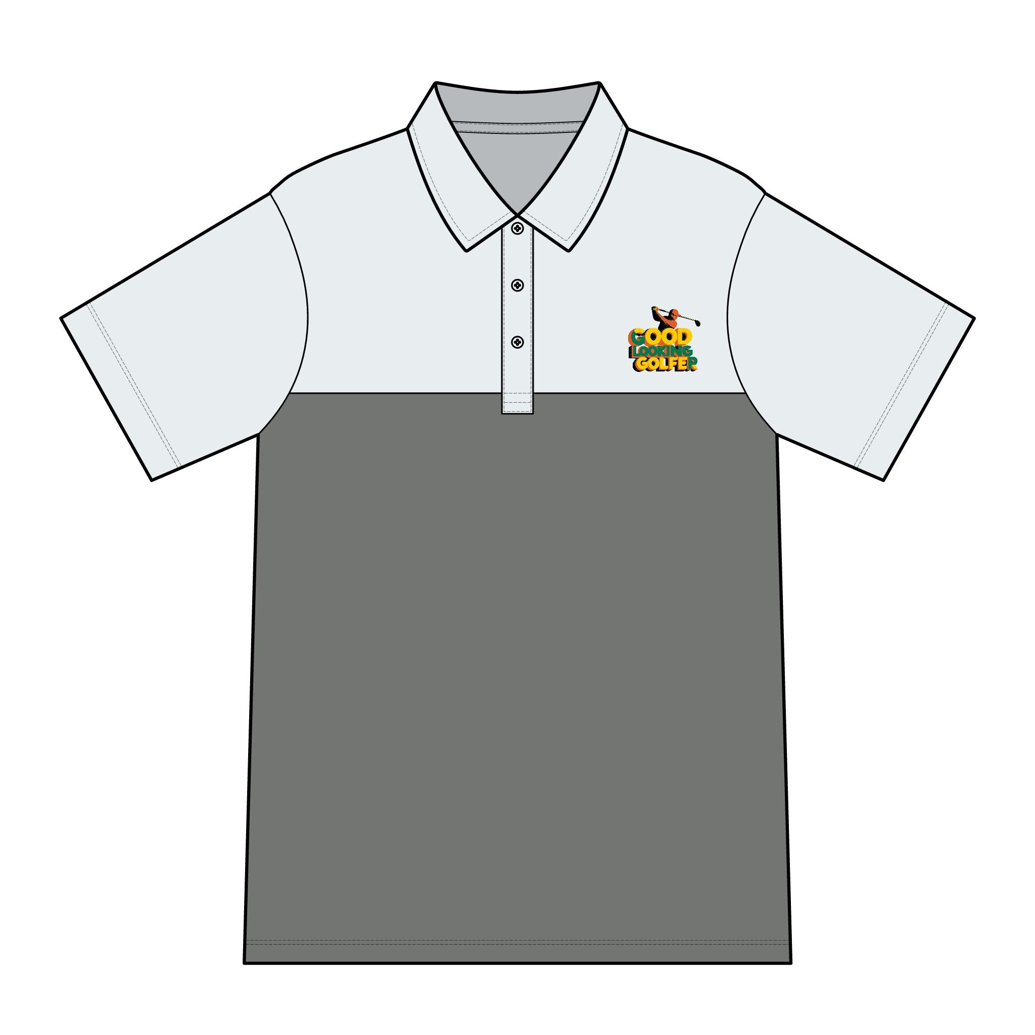 Stylish Men's Blocked Polo Shirt - Perfect for Golf, Casual Wear, Gifts, Summer Events, Outdoor Activities
