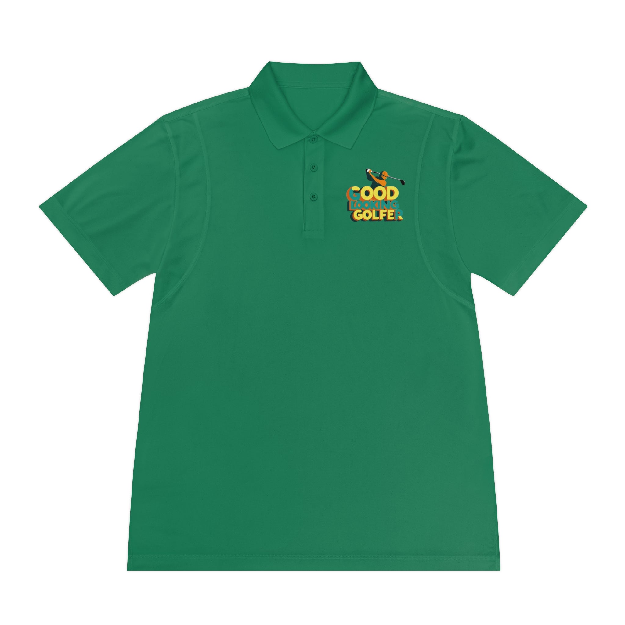 Men's Sport Polo Shirt with 'Good Golfer' Design - Perfect for Golf Lovers, Casual Outings, Father's Day Gift, Athletic Wear, Outdoor Events