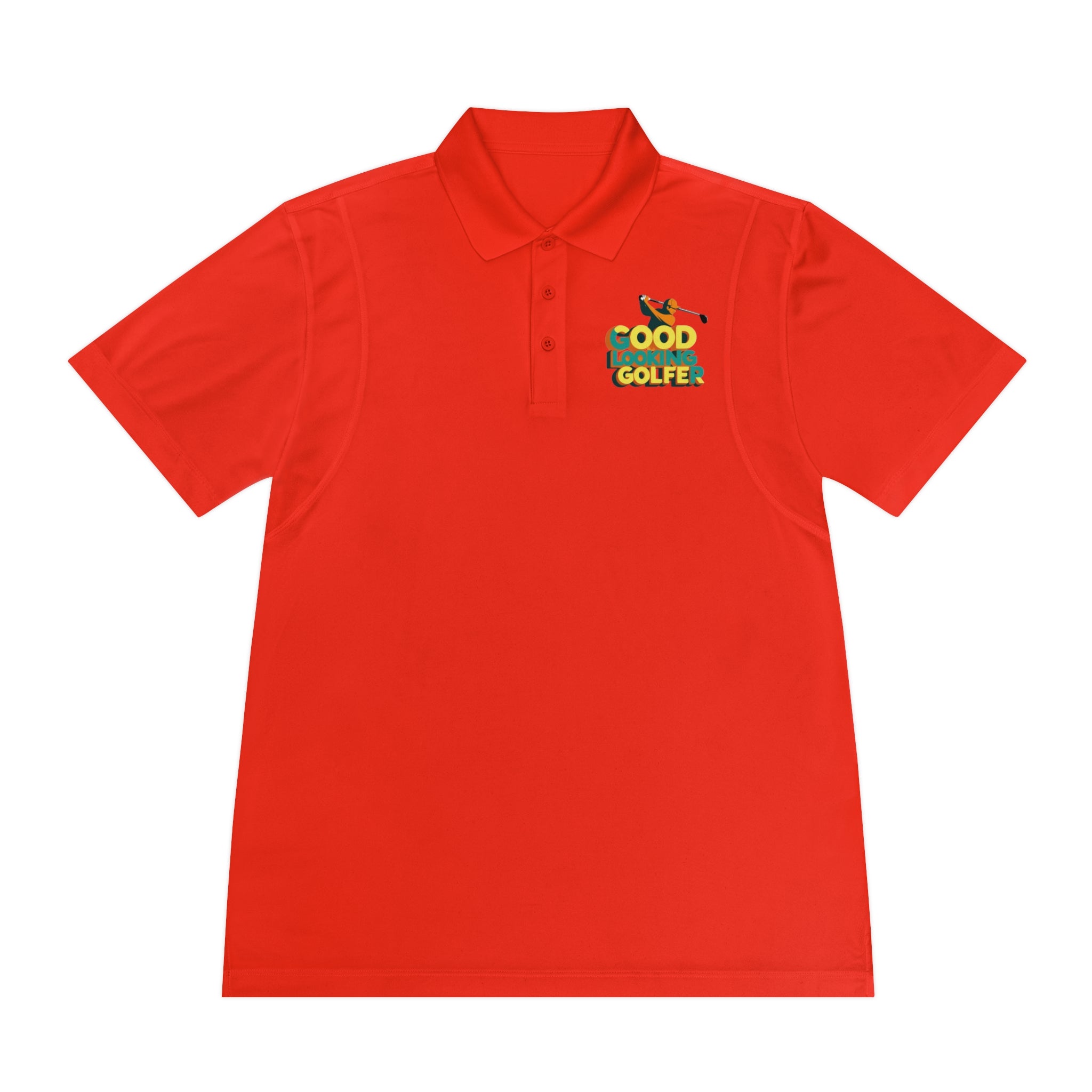 Men's Sport Polo Shirt with 'Good Golfer' Design - Perfect for Golf Lovers, Casual Outings, Father's Day Gift, Athletic Wear, Outdoor Events