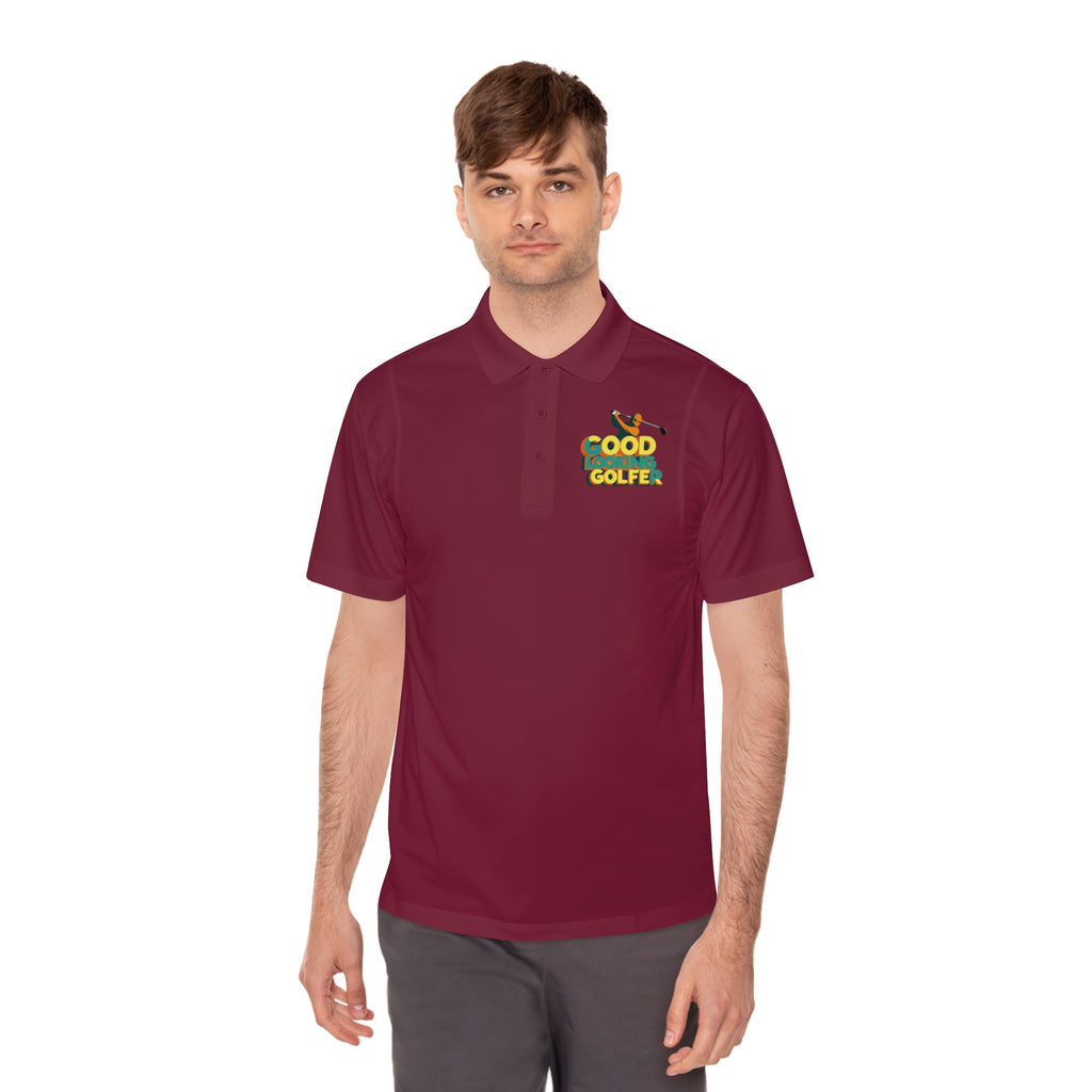 Men's Sport Polo Shirt with 'Good Golfer' Design - Perfect for Golf Lovers, Casual Outings, Father's Day Gift, Athletic Wear, Outdoor Events