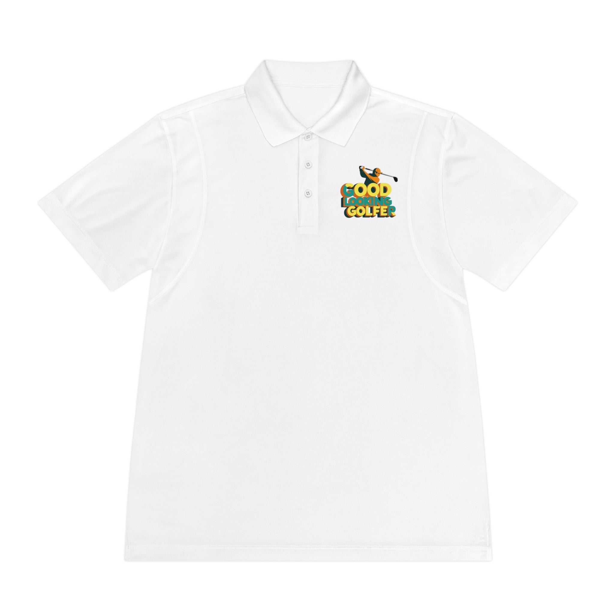 Men's Sport Polo Shirt with 'Good Golfer' Design - Perfect for Golf Lovers, Casual Outings, Father's Day Gift, Athletic Wear, Outdoor Events