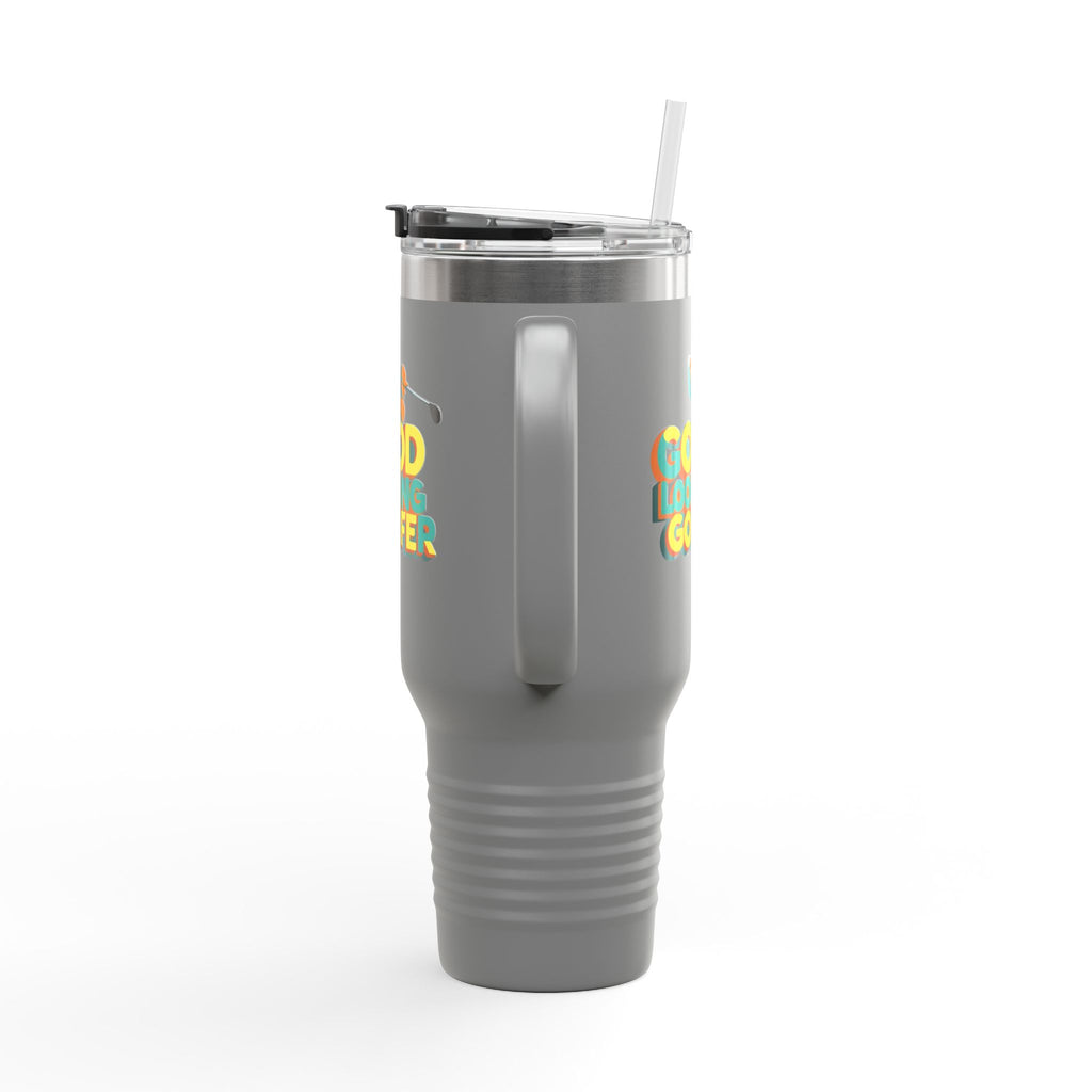 Good Looking Golfer Insulated Travel Mug | 40oz Coffee Cup | Perfect for Golf Lovers, Outdoors, Gifts for Him, Birthday