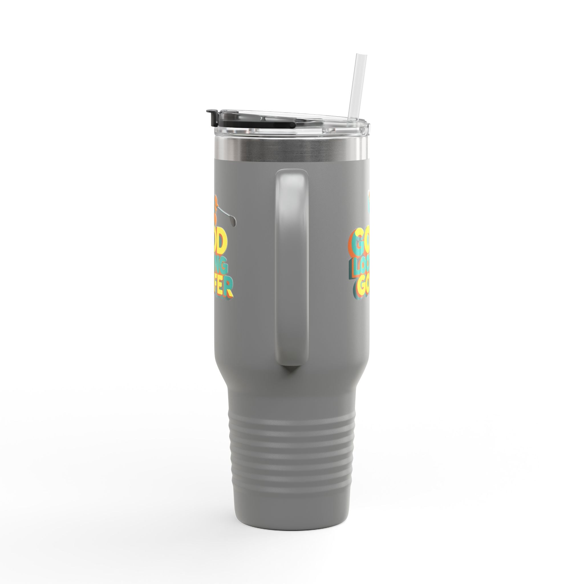 Good Looking Golfer Insulated Travel Mug | 40oz Coffee Cup | Perfect for Golf Lovers, Outdoors, Gifts for Him, Birthday