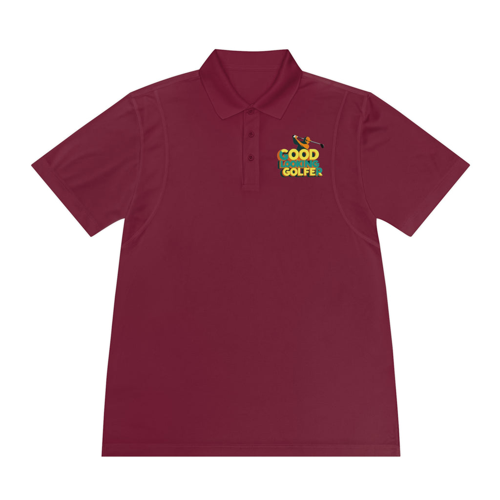 Men's Sport Polo Shirt with 'Good Golfer' Design - Perfect for Golf Lovers, Casual Outings, Father's Day Gift, Athletic Wear, Outdoor Events