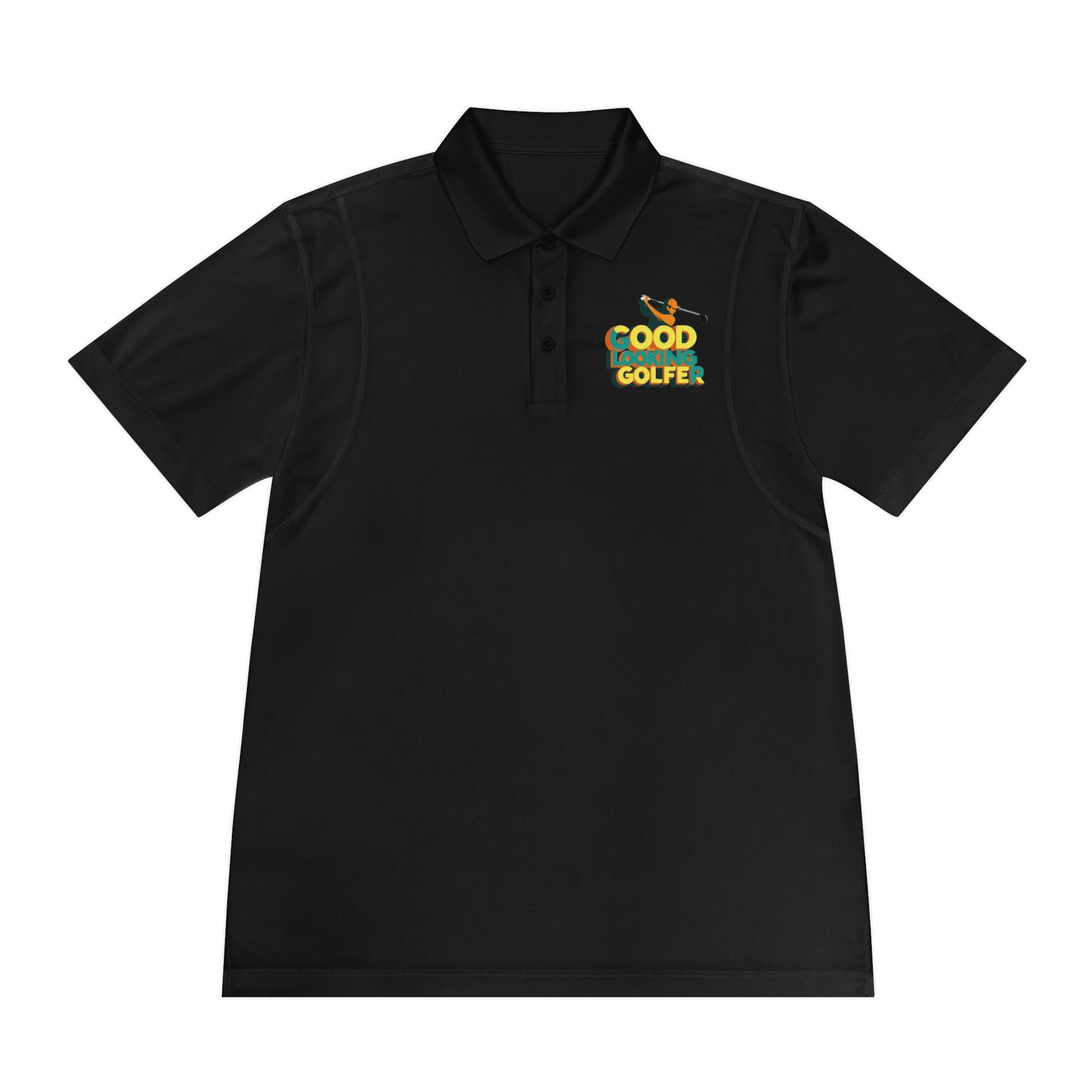 Men's Sport Polo Shirt with 'Good Golfer' Design - Perfect for Golf Lovers, Casual Outings, Father's Day Gift, Athletic Wear, Outdoor Events