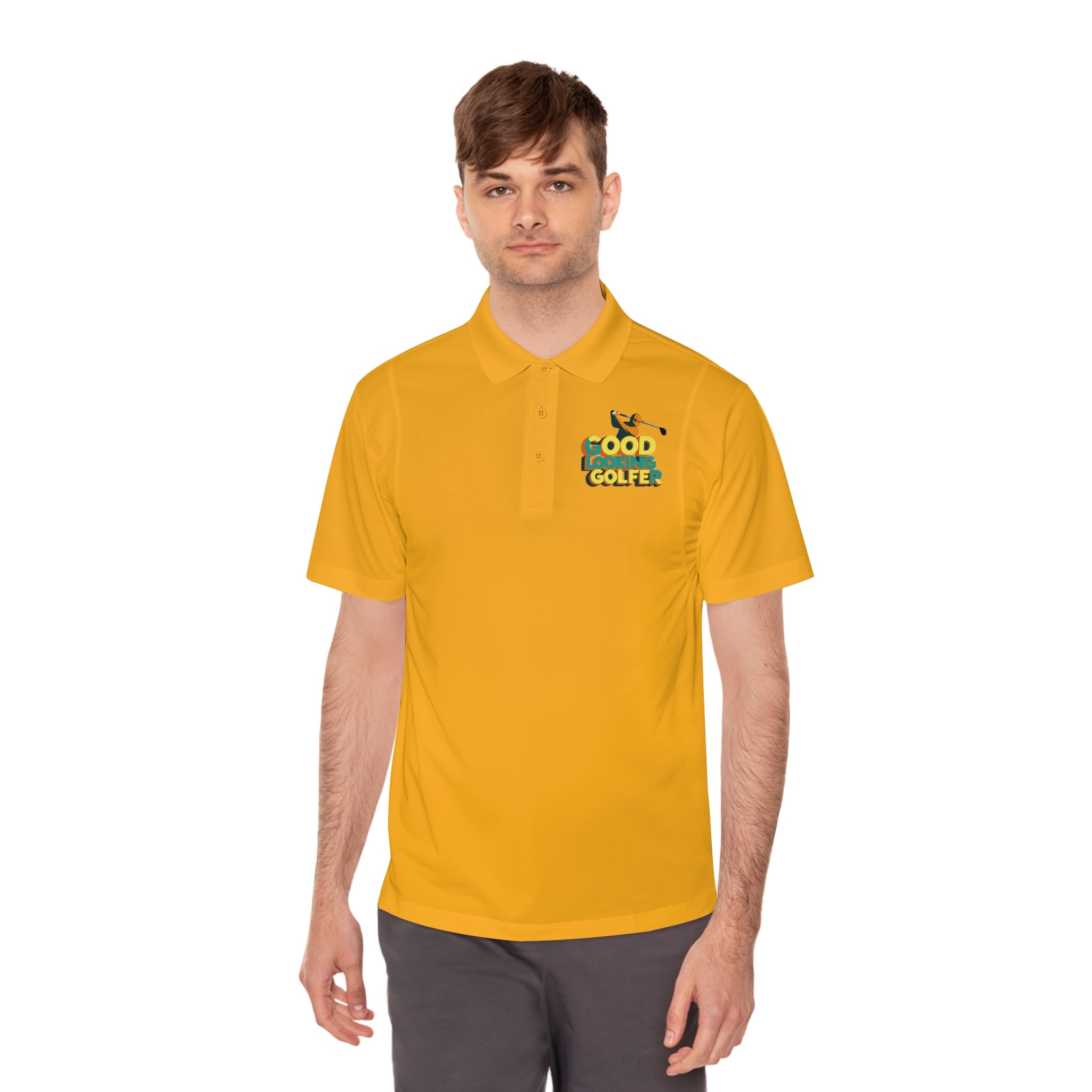 Men's Sport Polo Shirt with 'Good Golfer' Design - Perfect for Golf Lovers, Casual Outings, Father's Day Gift, Athletic Wear, Outdoor Events