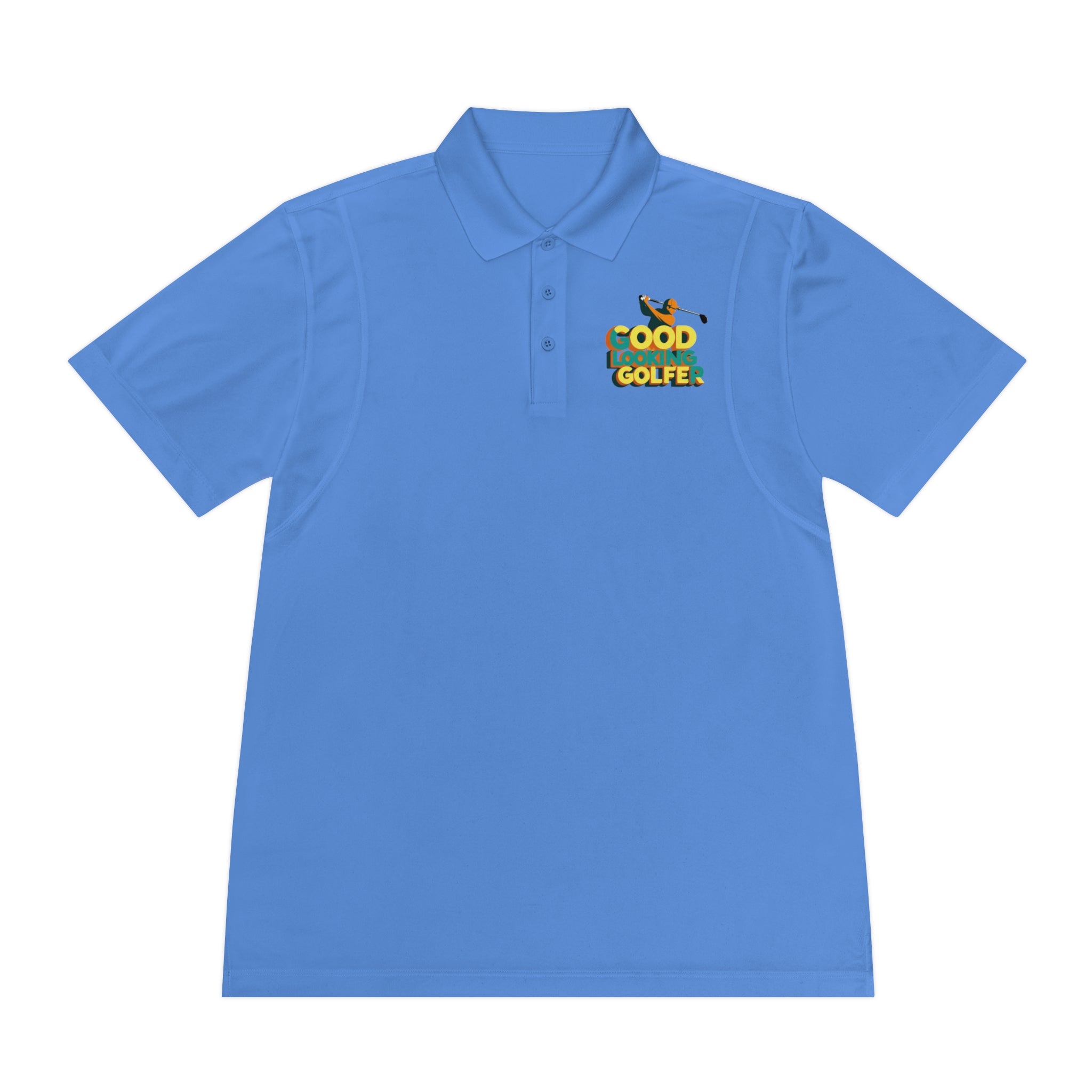 Men's Sport Polo Shirt with 'Good Golfer' Design - Perfect for Golf Lovers, Casual Outings, Father's Day Gift, Athletic Wear, Outdoor Events