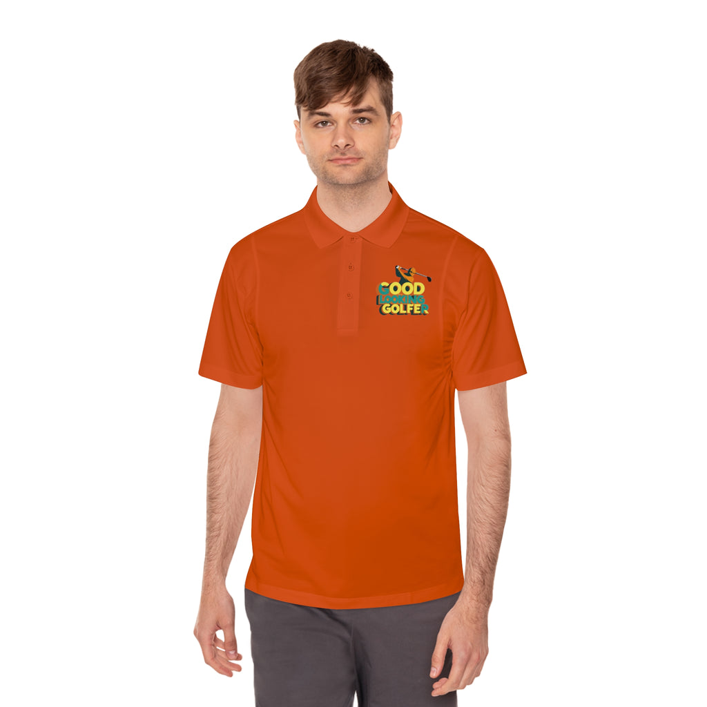 Men's Sport Polo Shirt with 'Good Golfer' Design - Perfect for Golf Lovers, Casual Outings, Father's Day Gift, Athletic Wear, Outdoor Events